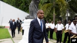 Le Premier ministre haïtien, Jean-Henry Ceant.