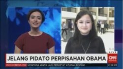 Laporan Langsung VOA untuk CNN Indonesia: Jelang Pidato Perpisahan Barack Obama