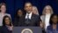 Presiden Barack Obama memberikan pidato pada 'Forum on Women and the Economy' (6/4). Obama dinilai unggul di kalangan pemilih perempuan dalam pilpres 2012.