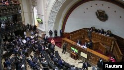 Una sesión de la Asamblea Nacional de Venezuela liderada por Juan Guaidó, ocurrida el 24 de septiembre de 2019.
