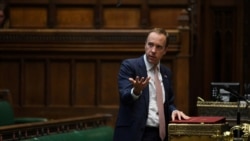 Britain's Health Secretary Matt Hancock makes a statement on the COVID-19 in the House of Commons, in London, Sept. 21, 2020. (Credit: UK Parliament/Jessica Taylor/Handout)
