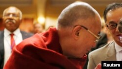 Le Dalai Lama lors de sa visite à Washington le 5 février 2014. 