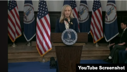 弗吉尼亚州州长阿比盖尔·斯潘伯格(Abigail Spanberger)发表了民主党对唐纳德·特朗普(Donald Trump)总统国情咨文讲话的回应。(2026年2月24日)