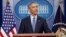 President Barack Obama speaks during his final presidential news conference, Jan. 18, 2017, in the briefing room of the White House in Washington. 