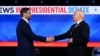 Republican vice presidential nominee Senator JD Vance, left, and Democratic vice presidential nominee Minnesota Governor Tim Walz shake hands as they arrive for a CBS News vice presidential debate in New York, Oct. 1, 2024.