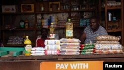 A vendor in Mbare township outside Harare, Zimbabwe, November 27, 2017.