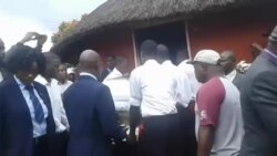 Ibhokisi Lomufi uMnu Morgan Tsvangirai Likhitshwa Endlini Emzini Wakhe Esesiyalaliswa Endlini Yakhe Yokuphumula.
