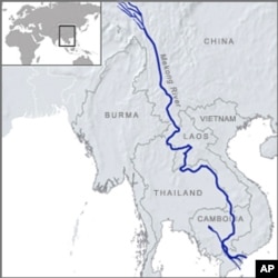 The Mekong River runs more than 4,000 kilometers through six countries, vital to large populations for farming, fishing, drinking water, industry and power generation