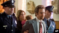 Hilary Swank starring as Betty Anne Waters and Sam Rockwell as Kenny Waters in "Conviction"
