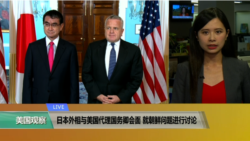 VOA连线(许湘筠)：日本外相与美国代理国务卿会面，就朝鲜问题进行讨论