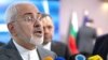 FILE - Iranian Foreign Minister Javad Zarif speaks with the media after a meeting in Brussels, May 15, 2018. 
