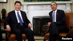 El presidente Barack Obama y Xi Jinping se reunieron en febrero de 2012, cuando el dirigente chino era vicepresidente. 