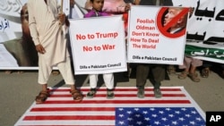 지난 1월 파키스탄 카라치에서 반미 시위가 벌어졌다.