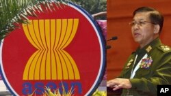 ASEAN and Senior Gen. Min Aung Hlaing (AP)