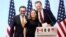 FILE - Mexican Economy Minister Ildefonso Guajardo, Canadian Foreign Minister Chrystia Freeland and U.S. Trade Representative Robert Lighthizer smile during a joint news conference on the closing of the seventh round of NAFTA talks in Mexico City, Mexico, March 5, 2018.