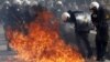 Protestas en Grecia se tornan violentas