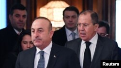 Dışişleri Bakanı Mevlüt Çavuşoğlu ve Rusya Dışişleri Bakanı Sergei Lavrov