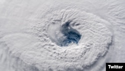 Huracán Florence en una foto distribuida por la NASA