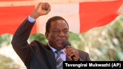 Le vice-président du Zimbabwe Emmerson Mnangagwa, 10 février 2016.