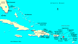 ABŞ Vircin Adaları dörd əsas (Saint Croix, Saint Thomas, Saint John, Su Adası) və 50 xırda adalardan ibarətdir.