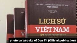 Bộ sách Lịch sử Việt Nam vừa ra mắt