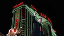 Inauguração do Trump Taj Mahal Casino Resort. Atlantic City, Nova Jérsia, 1990