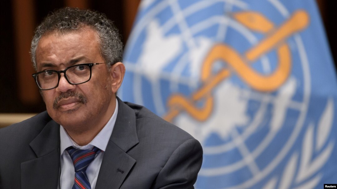 Tedros Gebreyesus, Jahon sog'liqni saqlash Tashkiloti rahbari 