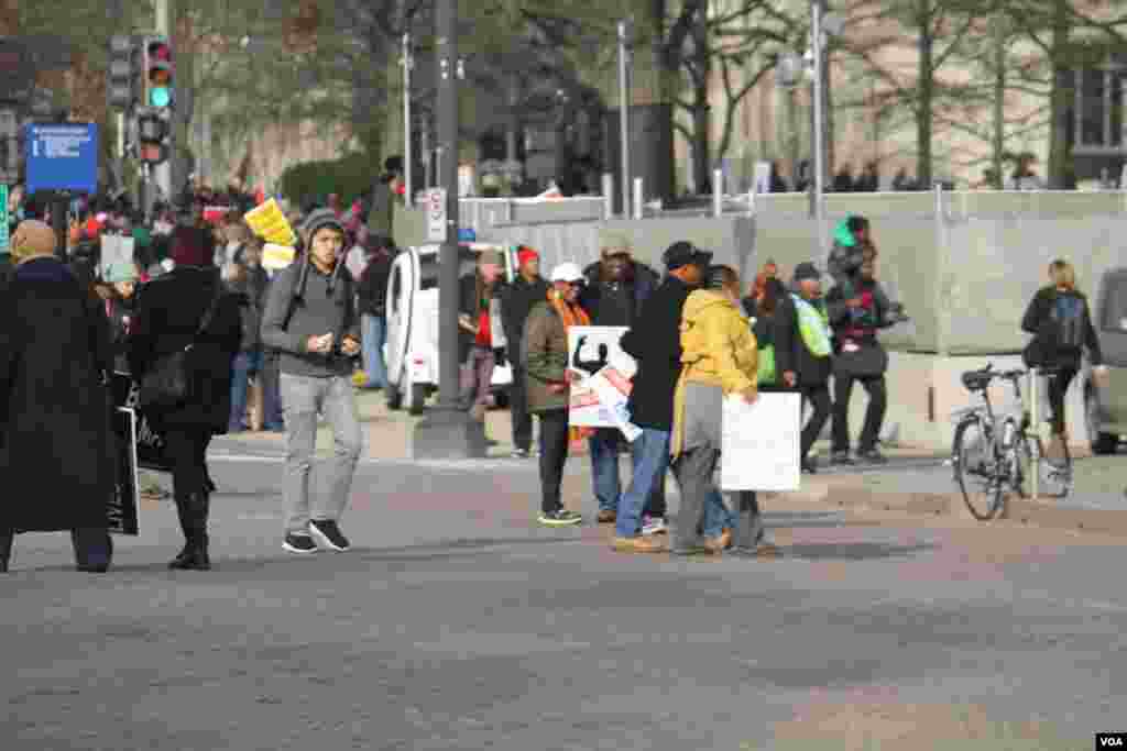 Grande marche à Washington contre les bavures policières