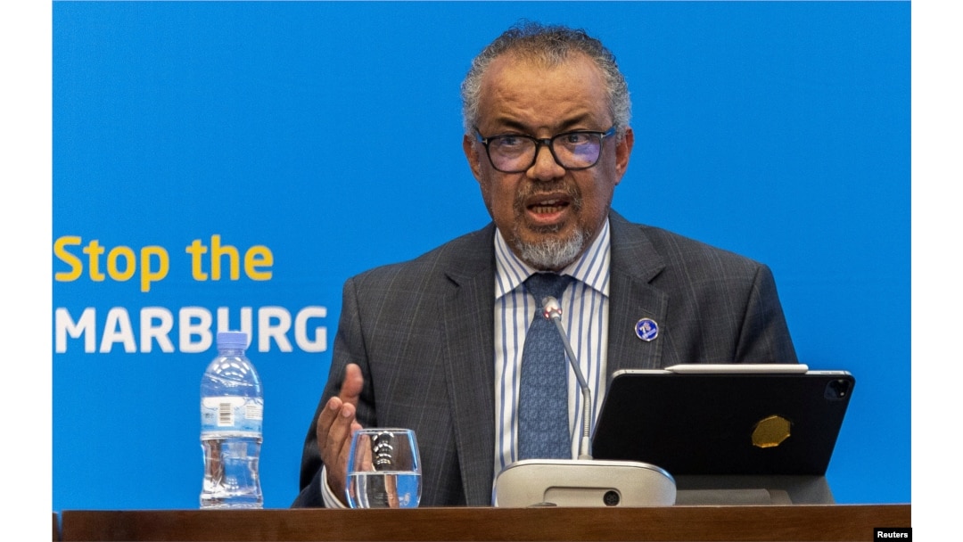 Sekjen WHO Tedros Adhanom Ghebreyesus di Pusat Konvensi Kigali di Kigali, Rwanda, 20 Oktober 2024. (Foto: Reuters)