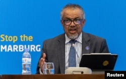 Sekjen WHO Tedros Adhanom Ghebreyesus di Pusat Konvensi Kigali di Kigali, Rwanda, 20 Oktober 2024. (Foto: Reuters)