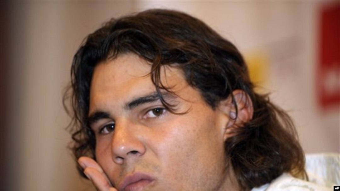Rafael Nadal mundur dari turnamen Grand Slam Amerika Terbuka akibat cedera lutut (foto: dok.).