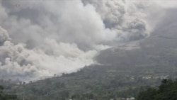 Mount Sinabung Volcano in Indonesia