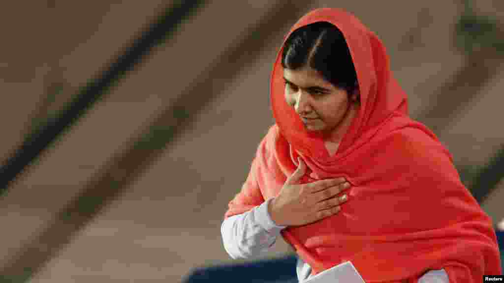 Malala Yousafzaida sun karbi lambar yabo ta Nobel.