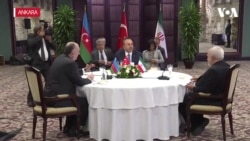 Çavuşoğlu Azerbaycan ve İran Dışişleri Bakanlarıyla Görüştü