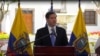 Secretary of State Marco Rubio in Ecuador. September 4, 2025.