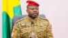 Le lieutenant-colonel Paul-Henri Sandaogo Damiba, Ouagadougou, le 2 février 2022 (VOA/Lamine Traoré)