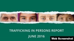 Laporan tahunan perdagangan manusia Deplu AS, "Trafficking in Persons Report" tahun 2016 yang dirilis Kamis (30/6). 