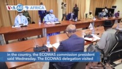 VOA60 Afrikaa - ECOWAS "reassured" that Mali's leaders intend to restore civilian rule