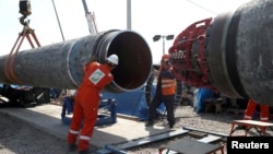 ARHIVA - Izgradnja gasovoda Severni tok 2 u Rusiji