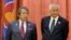 Philippines' Secretary of Foreign Affairs Albert del Rosario (R) and his Malaysian counterpart Anifah Aman at the 46th ASEAN Foreign Ministers Meeting in Bandar Seri Begawan, Brunei, June 30, 2013. 