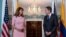 El secretario de Estado de Estados Unidos, Antony Blinken, se reunió el viernes 28 de mayo de 2021 con la vicepresidenta y canciller de Colombia, Marta Lucía Ramírez.