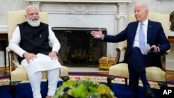Зустріч ппрезидента США Джо Байдена та премэєр-нітістра Індії нарендри Моді, архівне фото, 2021.