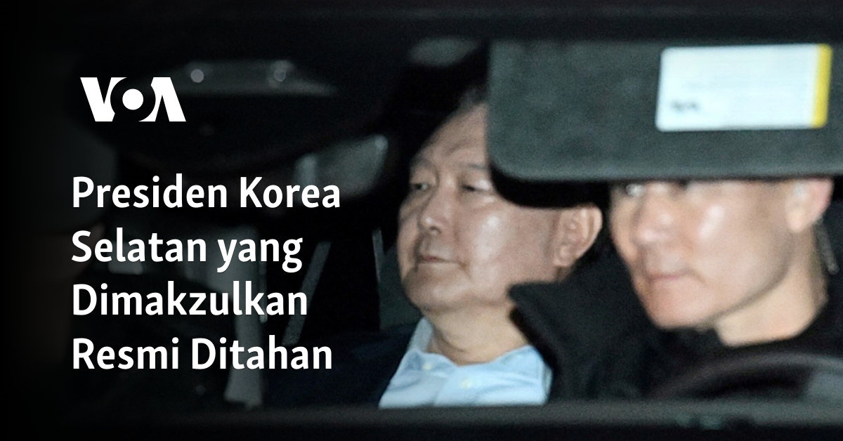 Presiden Korea Selatan yang Dimakzulkan Resmi Ditahan