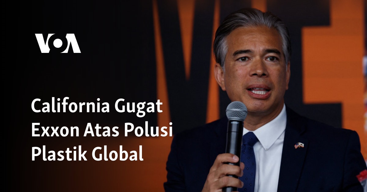 California Gugat Exxon Atas Polusi Plastik Global 
