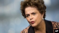Brazil's former President Dilma Rousseff gives an interview in Rio de Janeiro, Brazil, July 14, 2017.