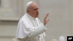Папа римский Франциск. Ватикан. 21 апреля 2019 г.
