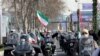 Warga Iran memperingati HUT ke-42 Revolusi Islam dengan pawai kendaraan bermotor di Teheran, Iran 10 Februari 2021. (Majid Asgaripour / WANA via REUTERS).