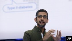 Archivo - Sundar Pichai, Director Ejecutivo de Google, presentó nuevos teléfonos Pixel.