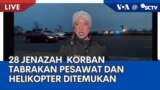 Laporan VOA untuk SCTV: 28 Jenazah Korban Tabrakan Pesawat AA-Helikopter Ditemukan