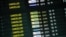 FILE - The pandemic has been tough on the travel industry. This May 12, 2020, photo of a departure timetable board displays canceled flights at Brussels Airport in Brussels, with disruptions due mainly to COVID-19.